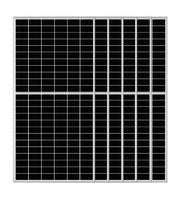 Six 460w MacSell Solar Mono Megatron solar panels displayed in a pack, showcasing their sleek black design and high efficiency.