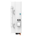 Deye 30kW hybrid inverter for three-phase high voltage systems, shown from the side view, suitable for solar energy setups.