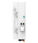 Deye 50KW 3-phase hybrid inverter for high voltage applications, shown from the side, manufactured by MacSell Solar Outlet.