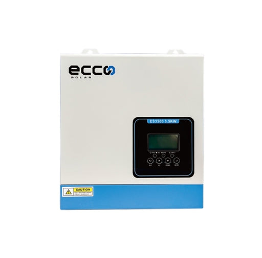 Ecco Solar 3.5kva Mppt 100A & 2X Lithium Battery 2X 100AH 1.28kwh LiFePO4 Combo Kit - MacSell Solar Outlet