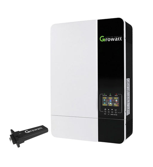 Growatt 5Kwh Solar Inverter and Battery Combo Dyness 51.2V 5.12 KWH Lithium Battery + 6 X 455W Candian Solar Panels - MacSell Solar Outlet