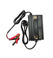 MacSell Solar Outlet lithium battery charger M1200 for 48V batteries, 20A charging current, compact and durable design.