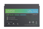 Dyness Lithium Battery 12.8v 100 AH LV  LiFePO4 LR1.2 - MacSell Solar Outlet